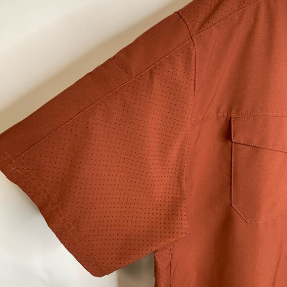 5.11 Tactical 2XL Rust Snap Front Shirt - Picture 7 of 7